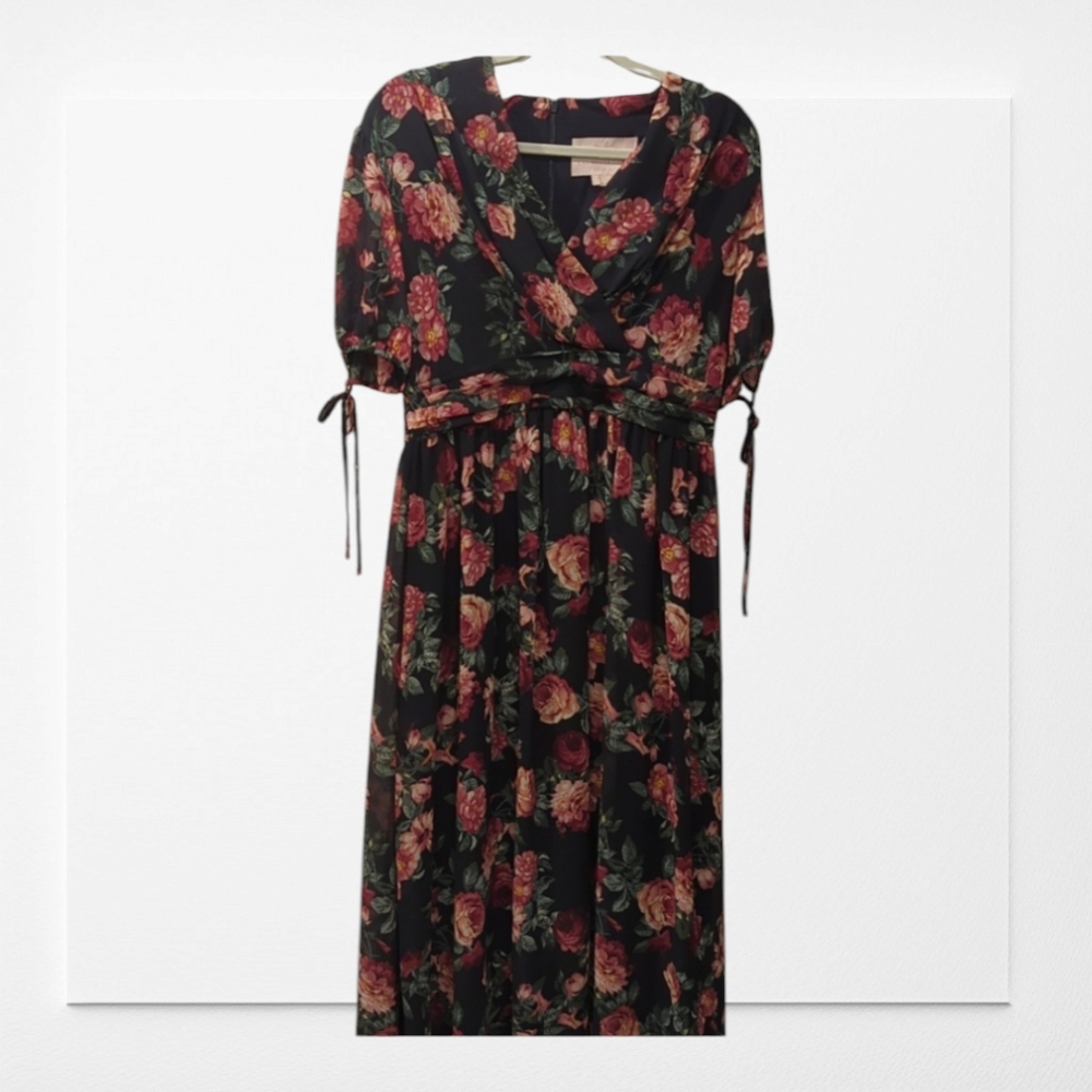 Gal meets glam floral maxi dress